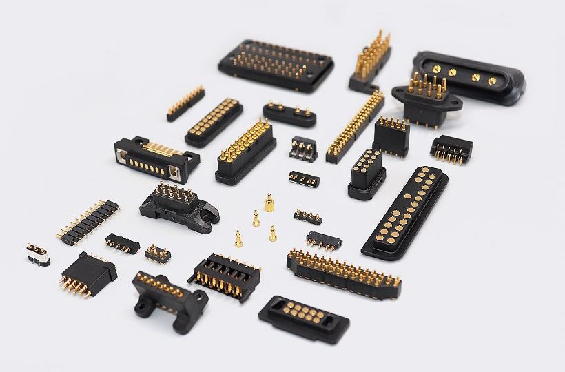 Pogo pin connectors