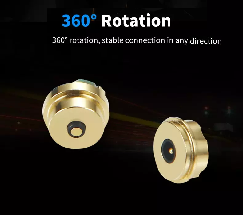 360° magnetic charging connector