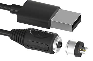 सोना चढ़ाया हुआ नर-मादा पोगो पिन कनेक्टर