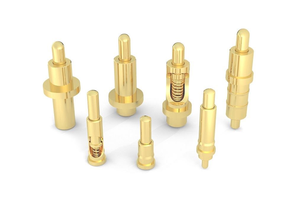 पोगो पिन कनेक्टर की संरचना क्या है?