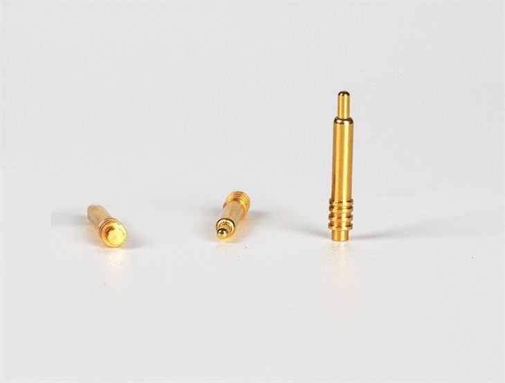 मढ़वाया सोना सीधे सुई पोगो पिन