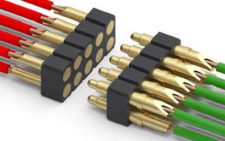 सोल्डर-कप स्प्रिंग-लोडेड पोगो पिन कनेक्टर