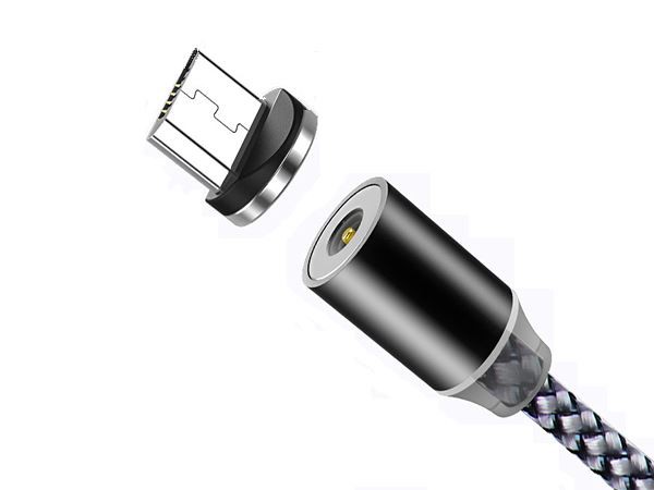 स्प्रिंग लोडेड मैग्नेटिक कनेक्टर केबल