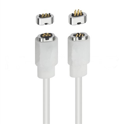 5 पिन मैग्नेटिक कनेक्टर पोगो पिन चार्जिंग केबल