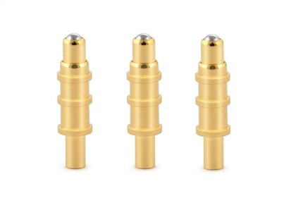 स्प्रिंग-लोडेड बॉलपॉइंट पोगो पिन कनेक्टर