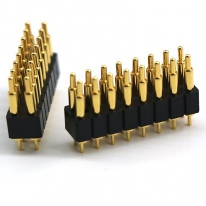 पोगो पिन डबल पंक्ति कनेक्टर