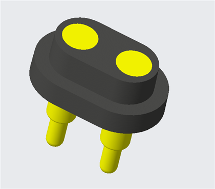 2पिन वाटरप्रूफ पोगोपिन कनेक्टर