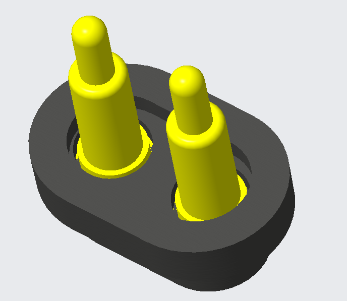 वाटरप्रूफ पुरुष और महिला पोगो पिन कनेक्टर